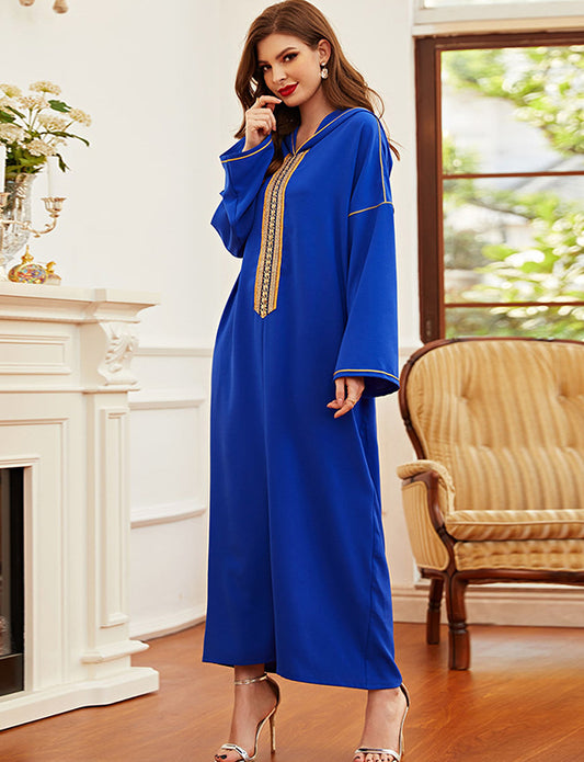 Robe Musulmane Djellaba Brodée