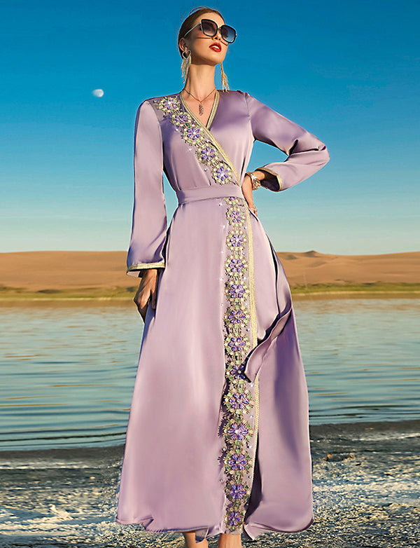 Caftan Marocain Robe Longue Arabe