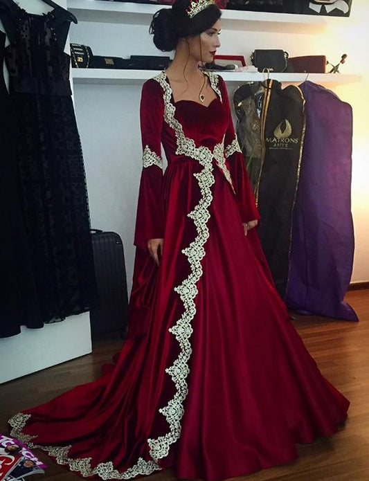 Robe en Velours Bourgogne