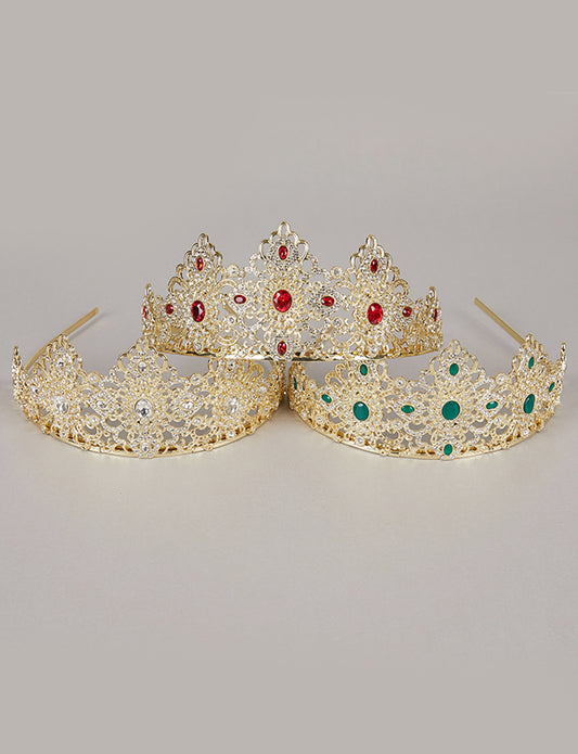 Couronne de Mariée en Cristal pour Femmes