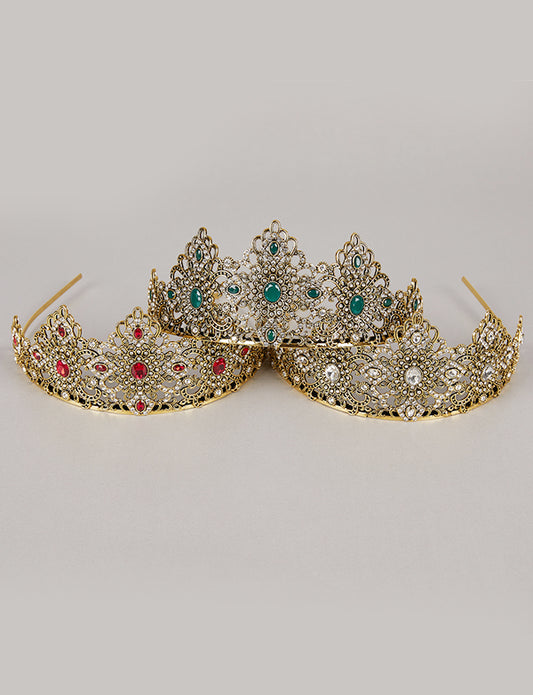 Couronne de Mariée en Cristal pour Femmes