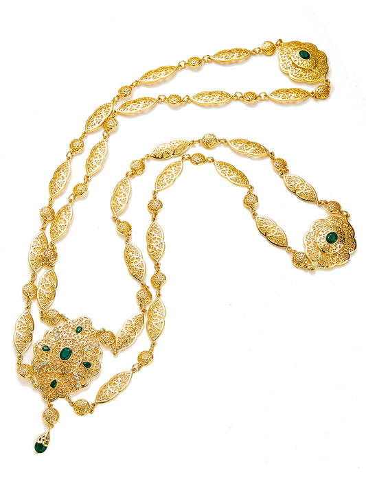 Chaîne à Dos de Mariée Couleur Or