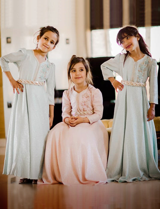 Robe Caftan Fille Simple