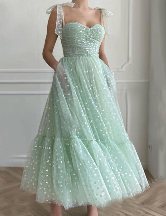 Robe de Bal Chérie Vert Clair