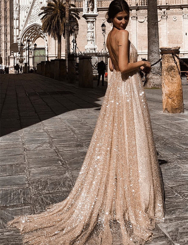 Robe de Soirée Longue Paillettes Robe de Soirée Longue Paillettes