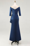 Robe bustier sirène marine mère de la mariée