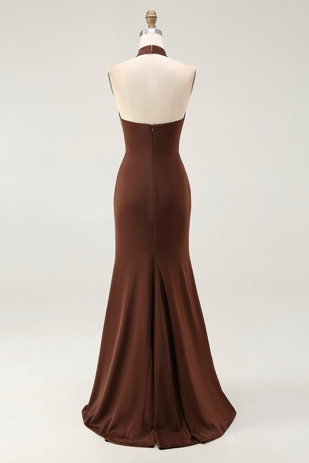Café Sirène Dos Nu Col Robe Longue Formulante