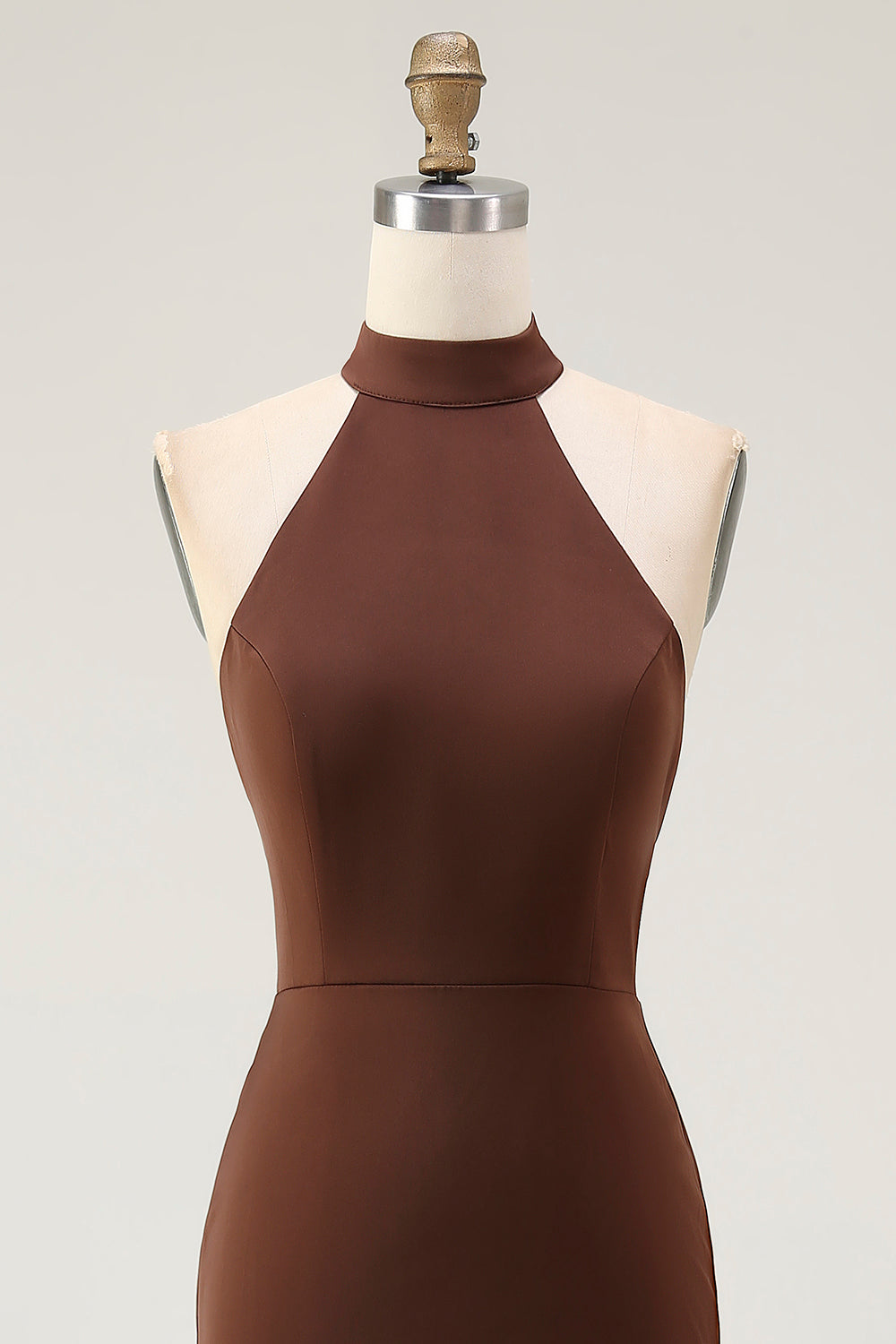 Café Sirène Dos Nu Col Robe Longue Formulante