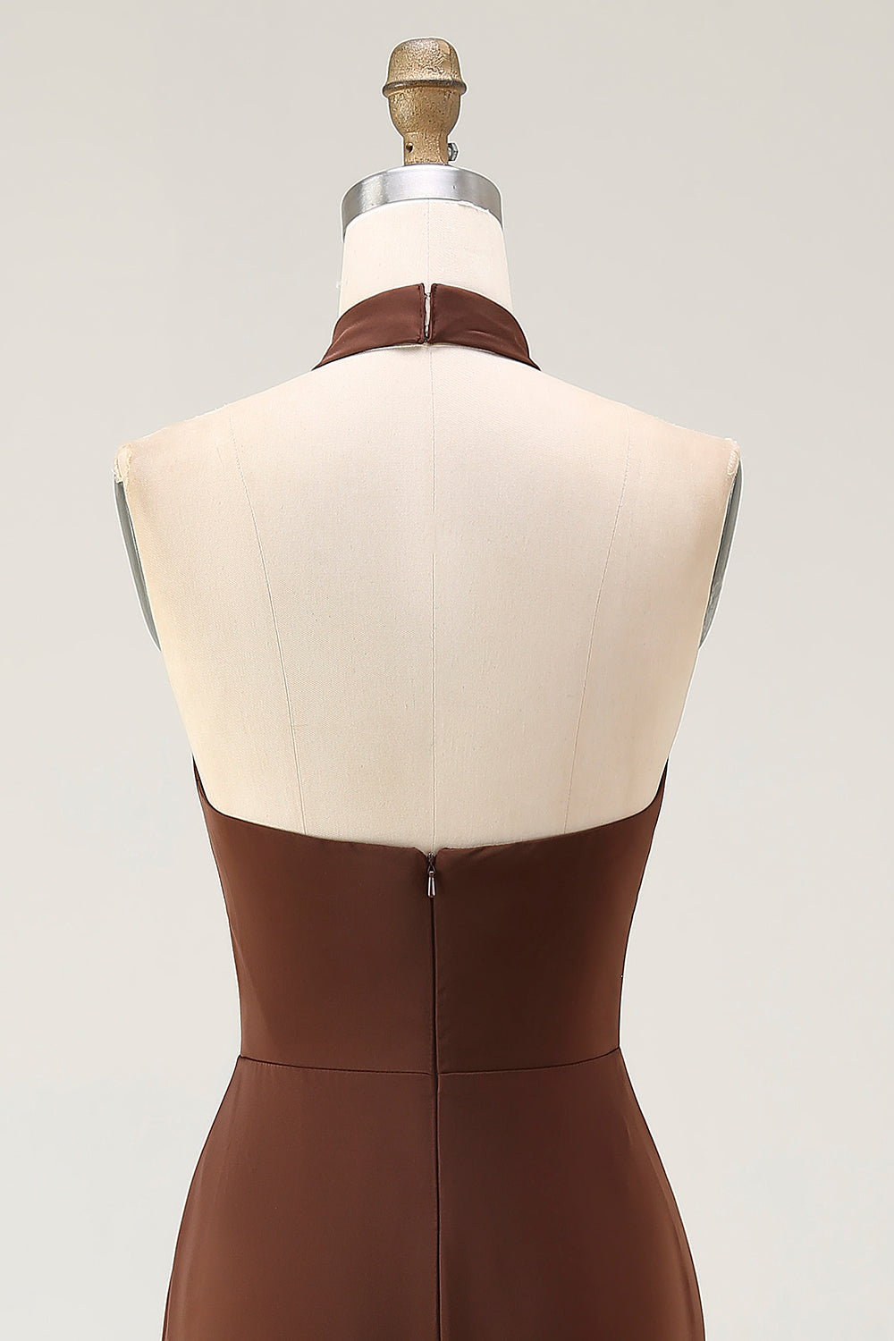 Café Sirène Dos Nu Col Robe Longue Formulante