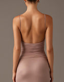 Sunset Spaghetti Straps Robe de soirée fourreau