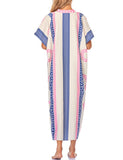 Robe de plage style bohème à séchage rapide pour femmes tunique sexy caftan