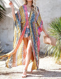 Cardigan sexy imprimé Robe ample