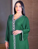 Robe abaya pour femmes avec diamants à la mode