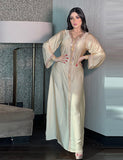 Robe abaya à la mode avec strass