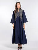 Robe de soirée musulmane brodée