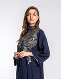 Robe de soirée musulmane brodée