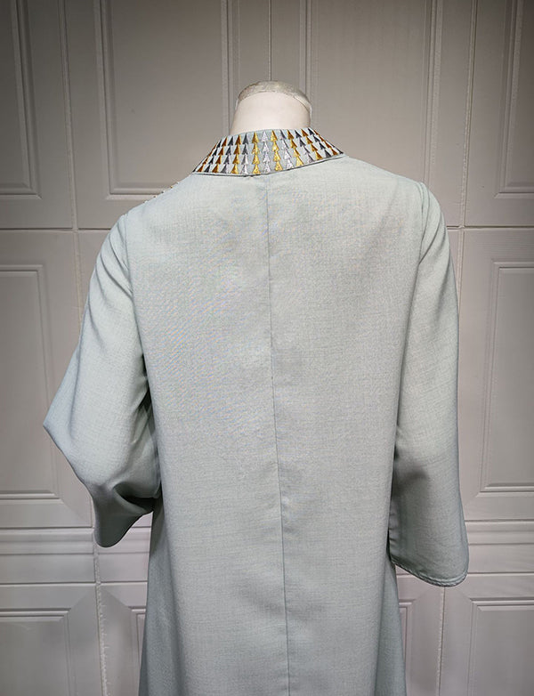 Robe de soirée musulmane brodée
