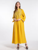 Robe de soirée musulmane brodée