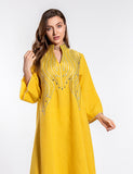 Robe de soirée musulmane brodée