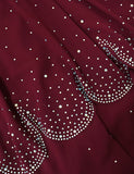 Robe abaya avec diamants