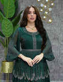 Robe abaya avec diamants