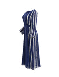 Robe en patchwork perlé