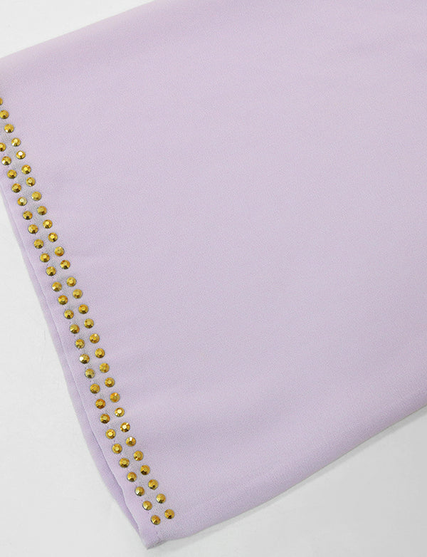 Robe caftan perlée de diamants