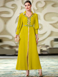 Robe caftan avec diamants