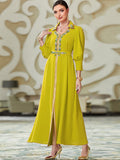 Robe caftan avec diamants