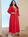 Robe caftan avec diamants