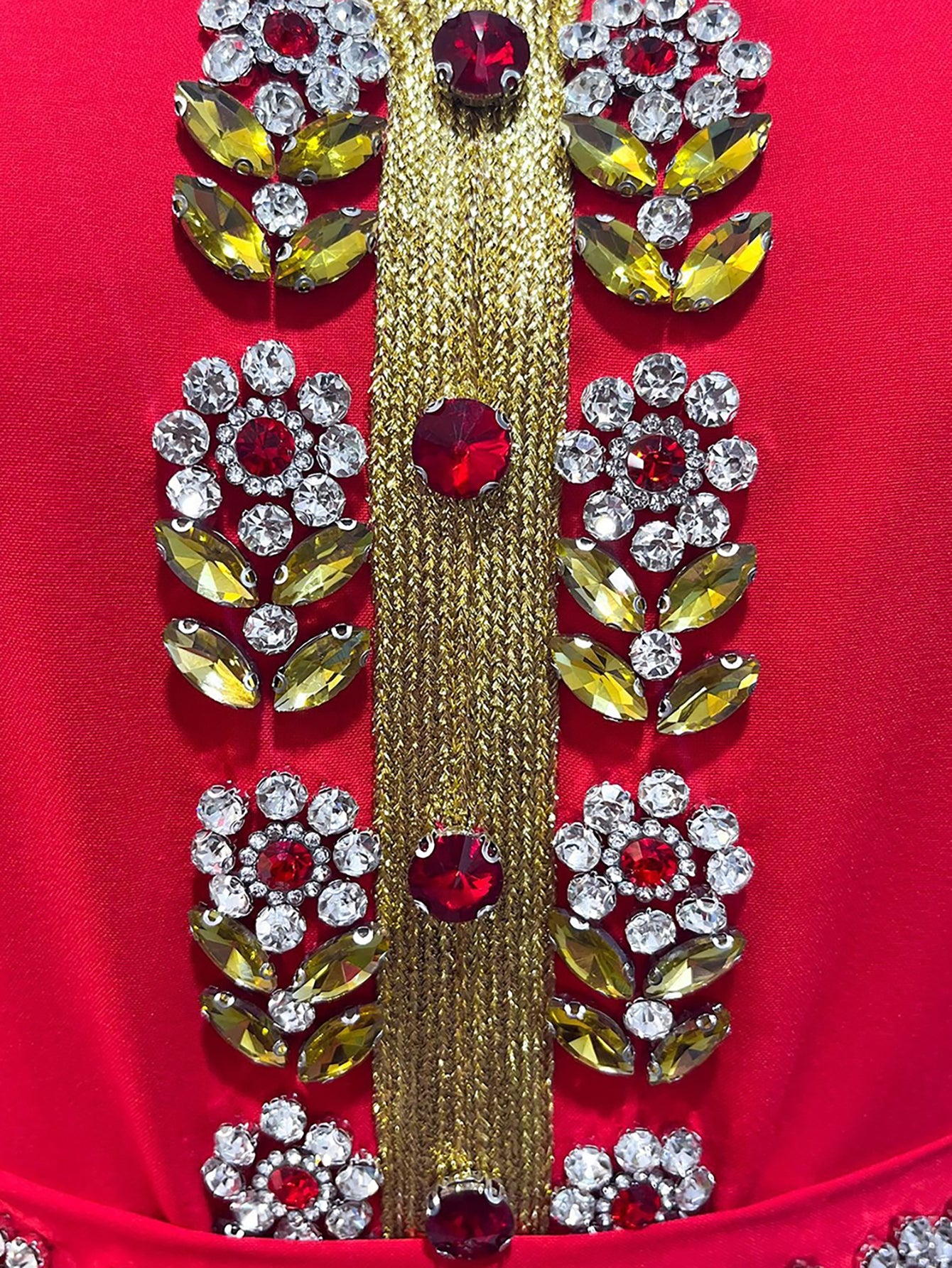 Robe caftan avec diamants
