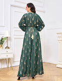 Robe cardigan brodée