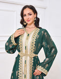 Robe cardigan brodée