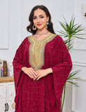 Robe brodée d'or