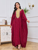 Robe brodée d'or