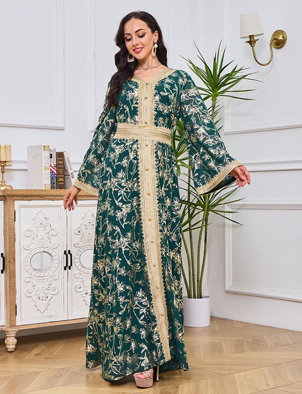Robe du soir estampillée