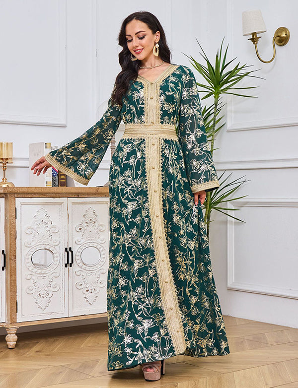 Robe du soir estampillée