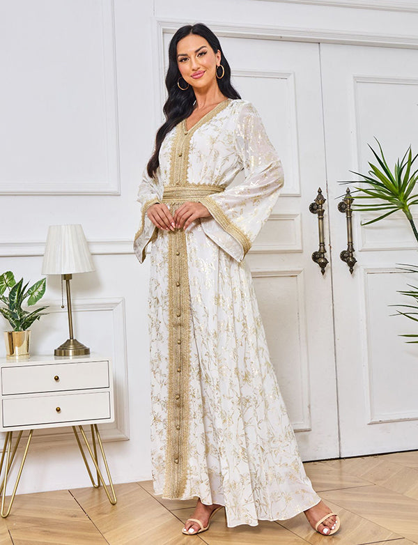 Robe du soir estampillée