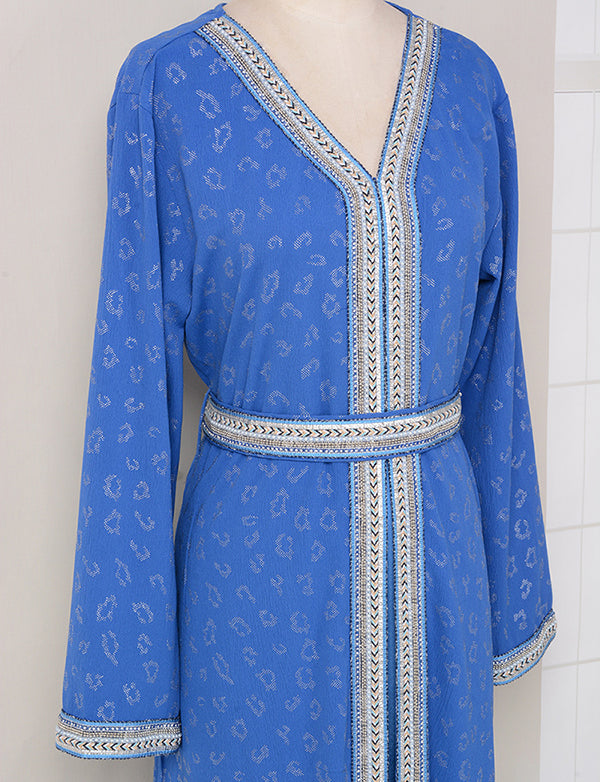 Robe à ourlet fendu abaya