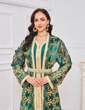 Robe cardigan brodée