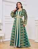 Robe cardigan brodée