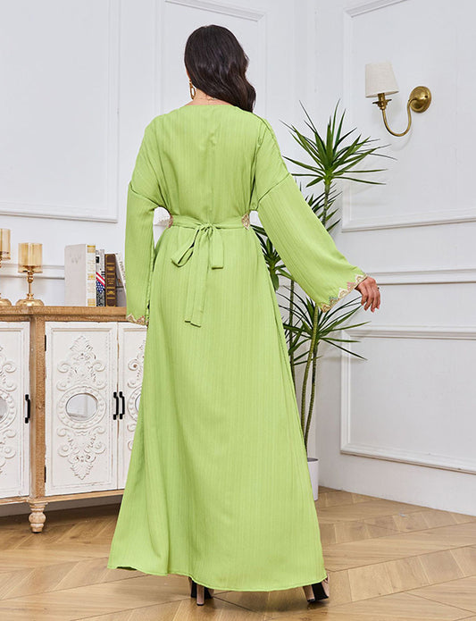 Robe de chambre brodée