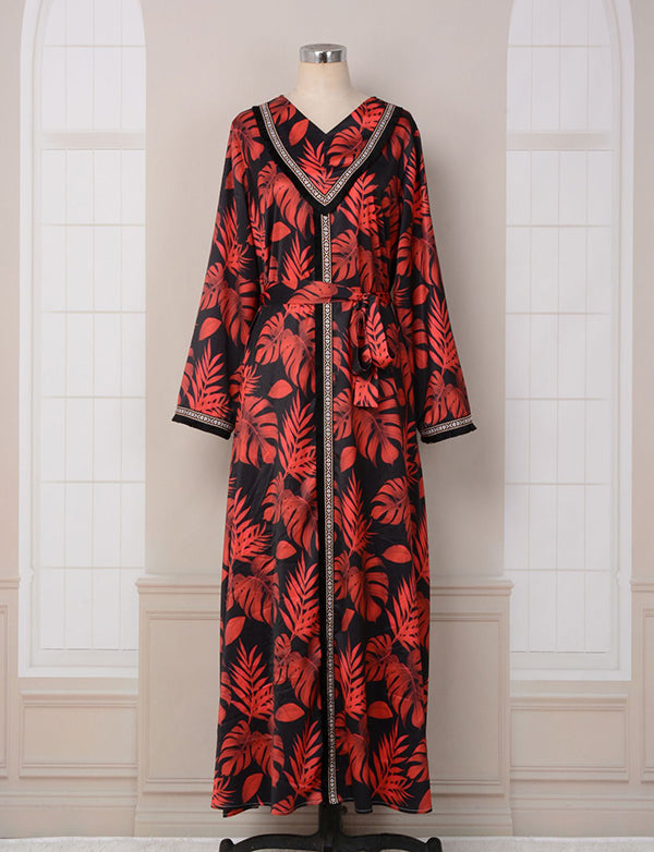 Robe de chambre imprimée