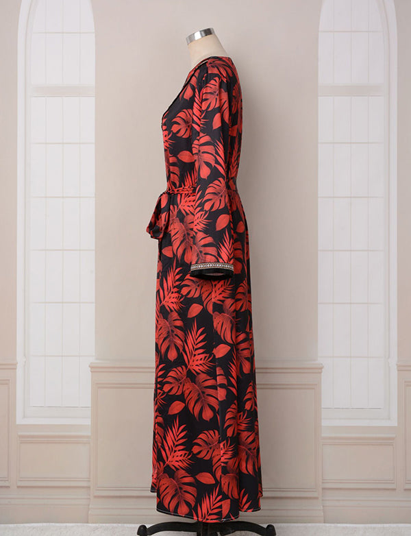 Robe de chambre imprimée