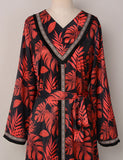 Robe de chambre imprimée