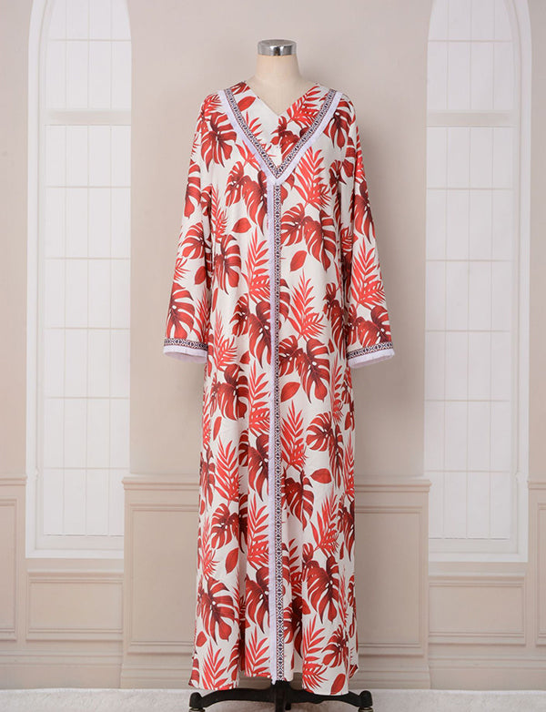 Robe de chambre imprimée