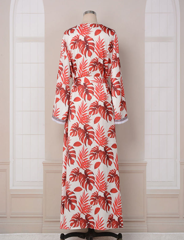 Robe de chambre imprimée
