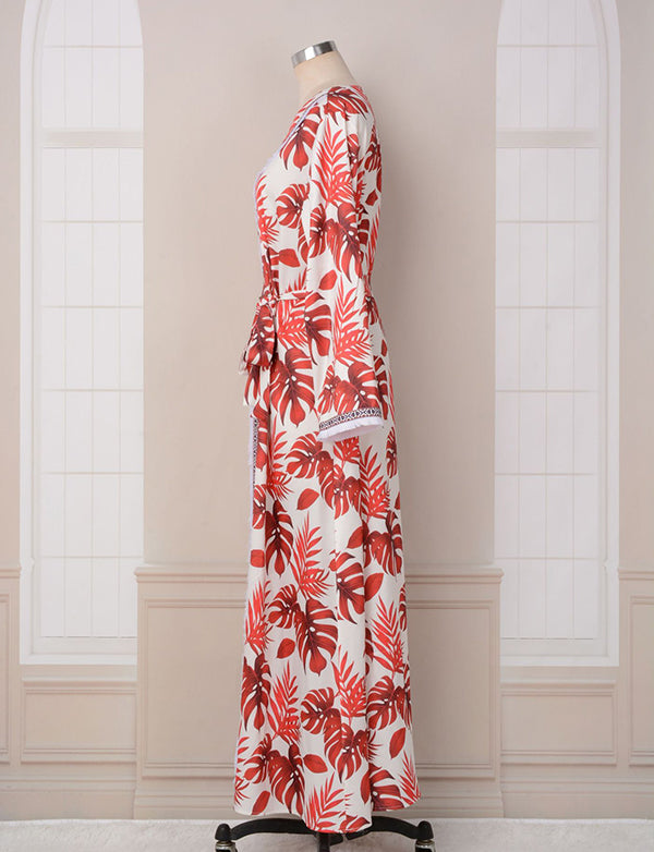 Robe de chambre imprimée
