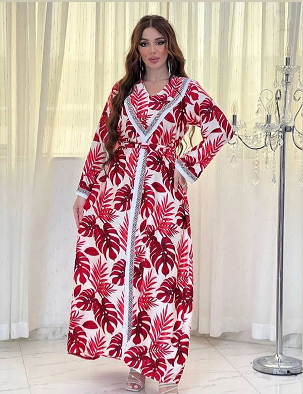 Robe de chambre imprimée