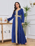 Robe de chambre brodée de perles